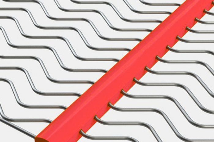 Wave wire self-cleaning mining mesh